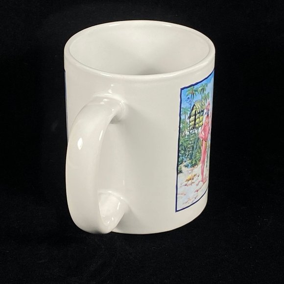 Leanin' Tree Coffee Mug I'm Voting You Off My Island Tea Cup 10oz - Picture 4 of 7